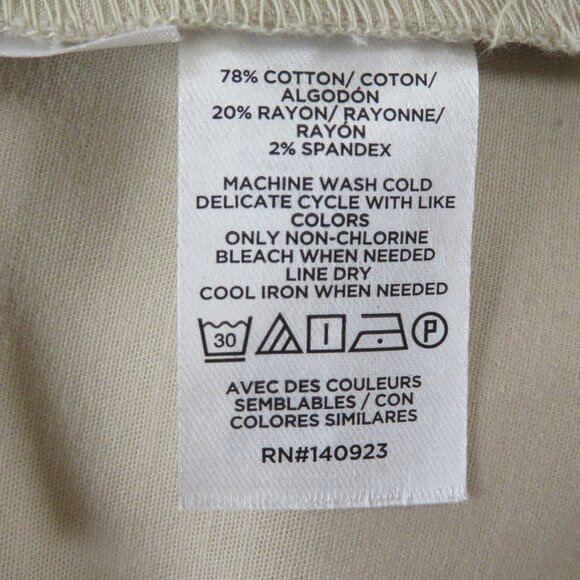 LOFT 6P Riviera Slim Cropped Pants Beige Solid - Picture 7 of 7